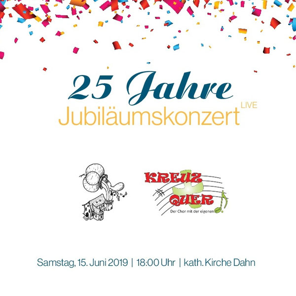 Cover: CD „25 Jahre – Jubiläumskonzert“